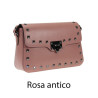 Sauvage leather crossbody bag - with studs