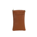 Leather mobile phone holder