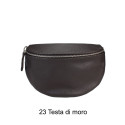 Large leather pouch