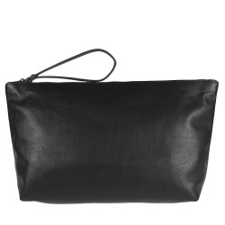 Leather beauty bag